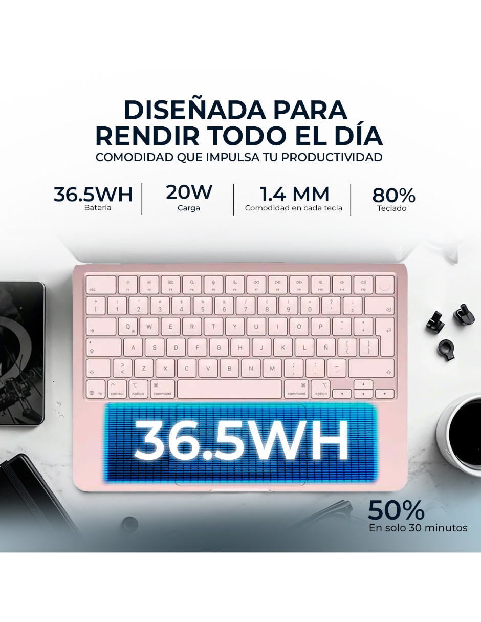 Laptop MHFJ4E/A 13 pulgadas 2408 x 1506 Apple A18 Pro integradas 8 GB RAM 512 GB 2