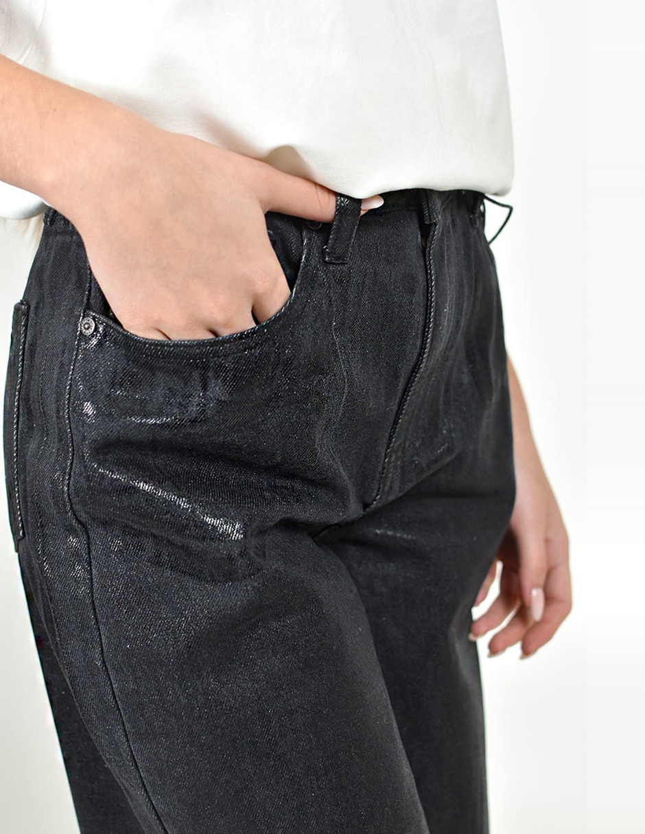 Jeans wide leg cintura para mujer 3