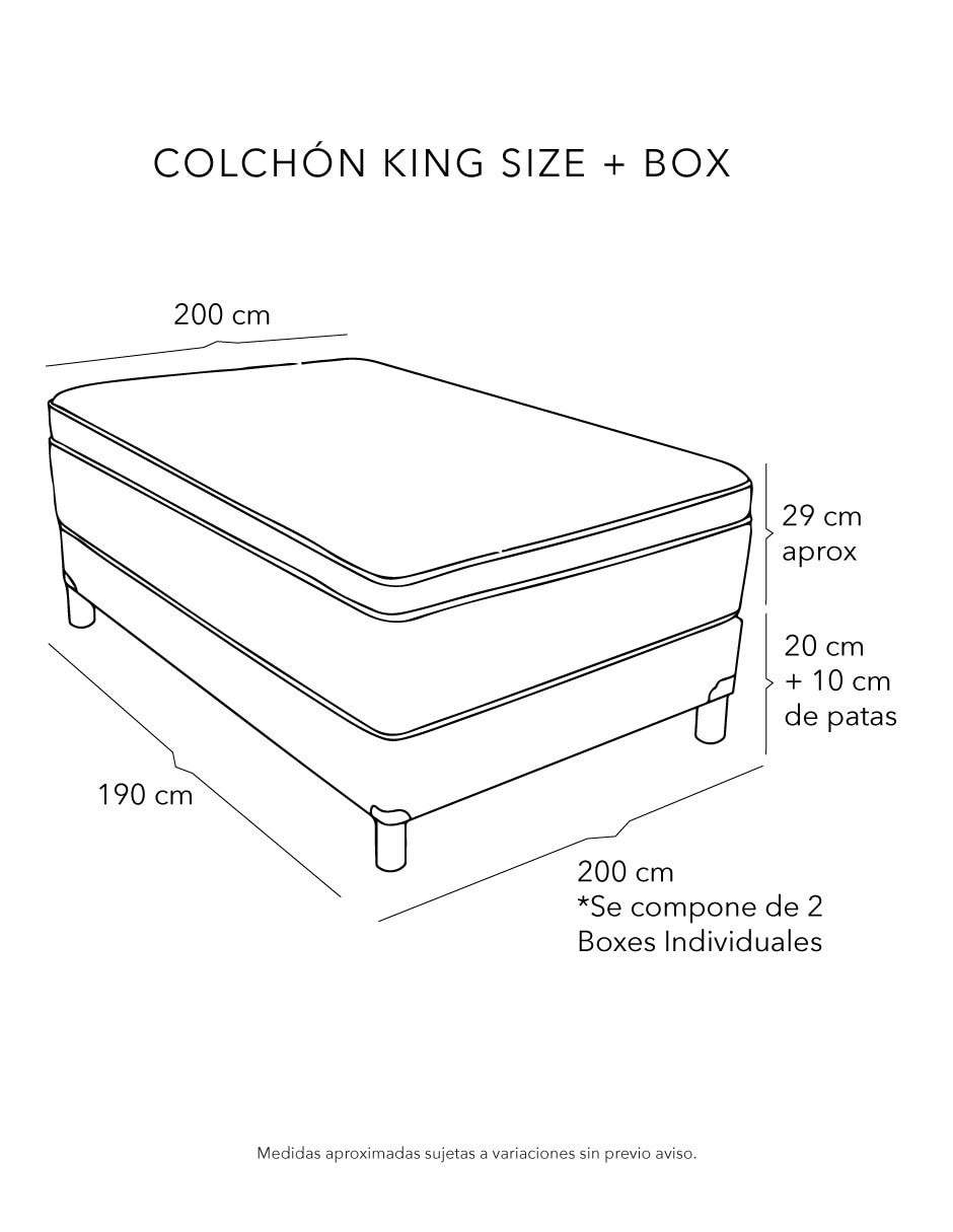 Juego de colchón y box 11