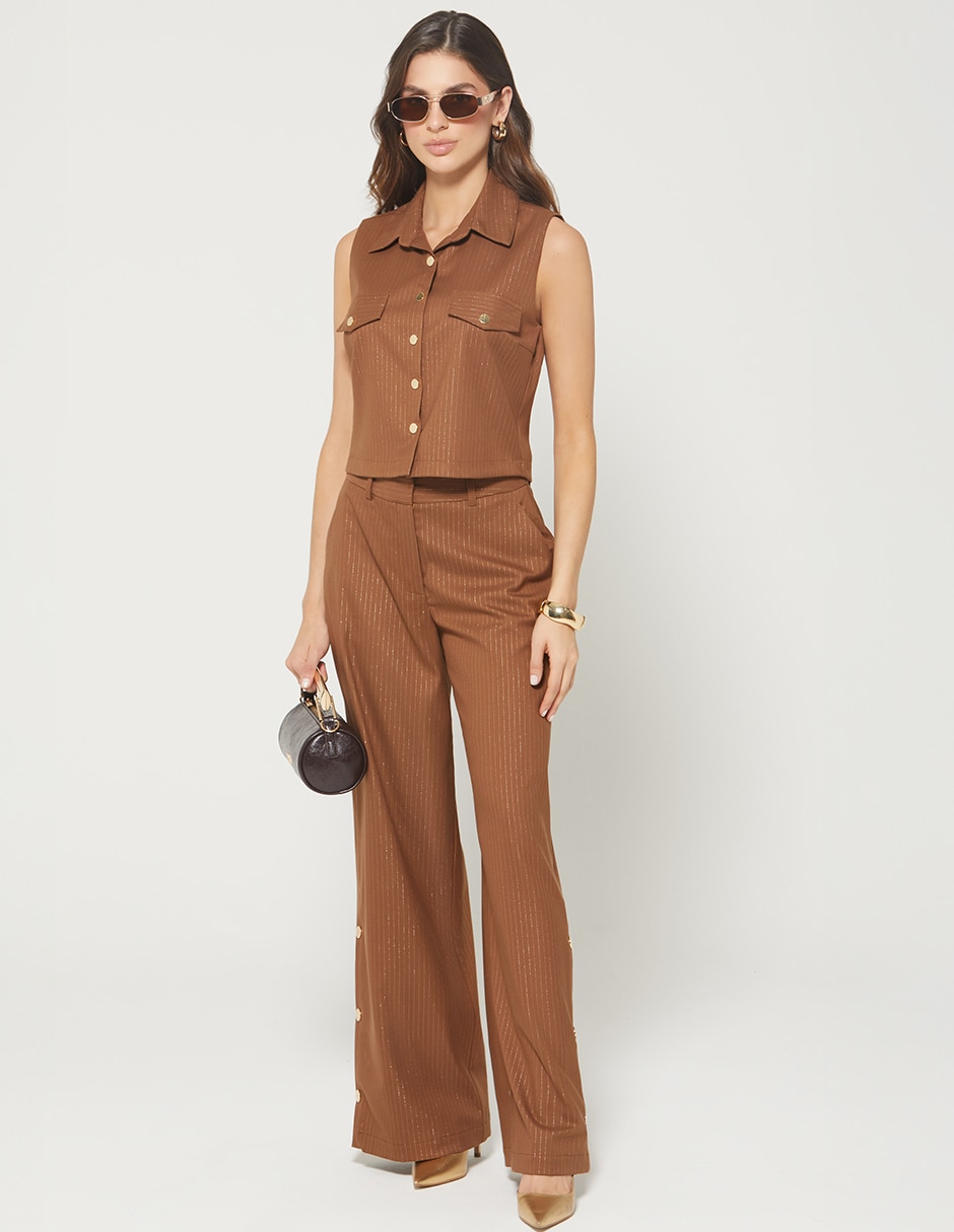 Blusa camisera bulgaria line para mujer 2