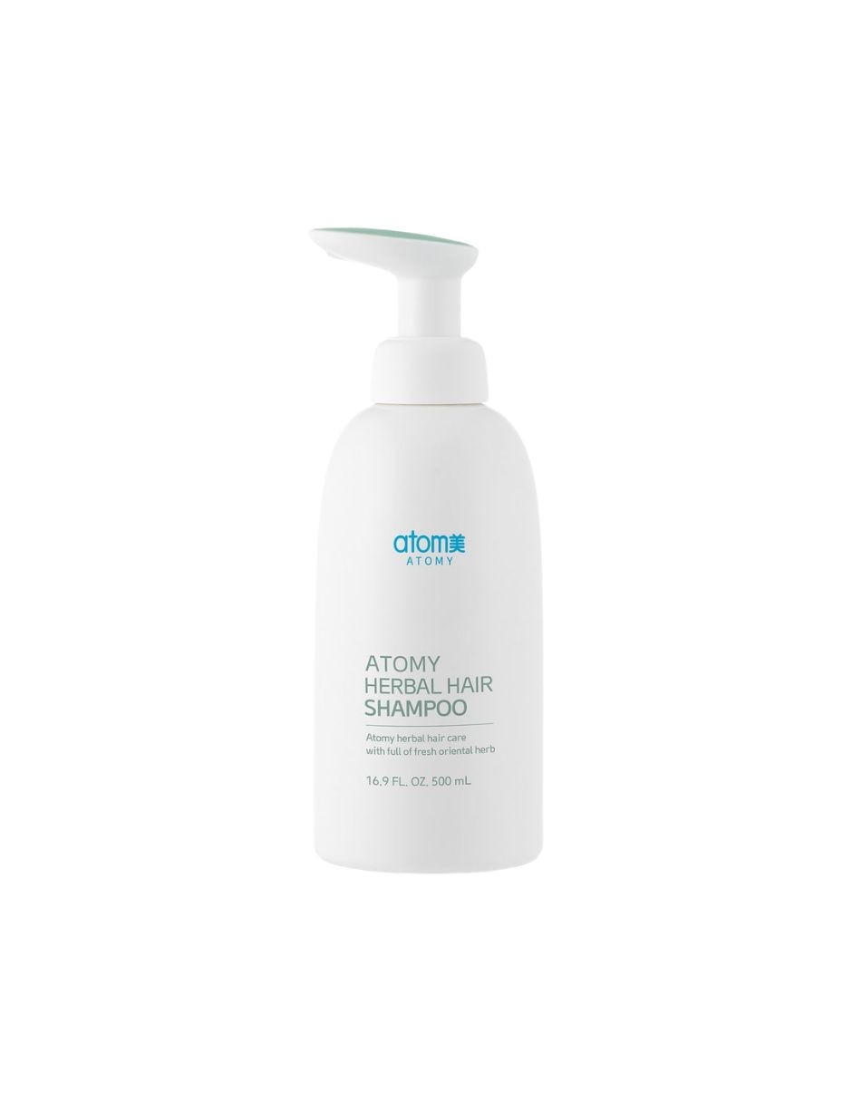 Shampoo reparador para cabello normal Herbal Coreano 500 ML 9