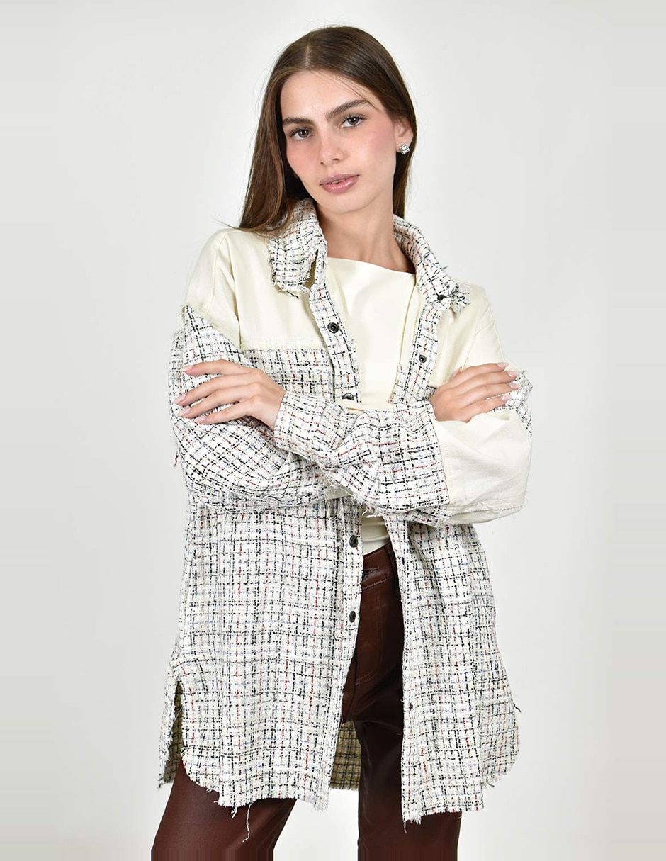 Chamarra casual de algodón para mujer 2
