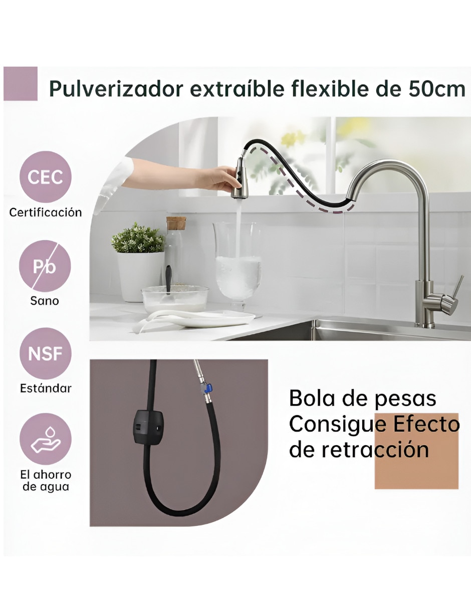 Monomando para cocina