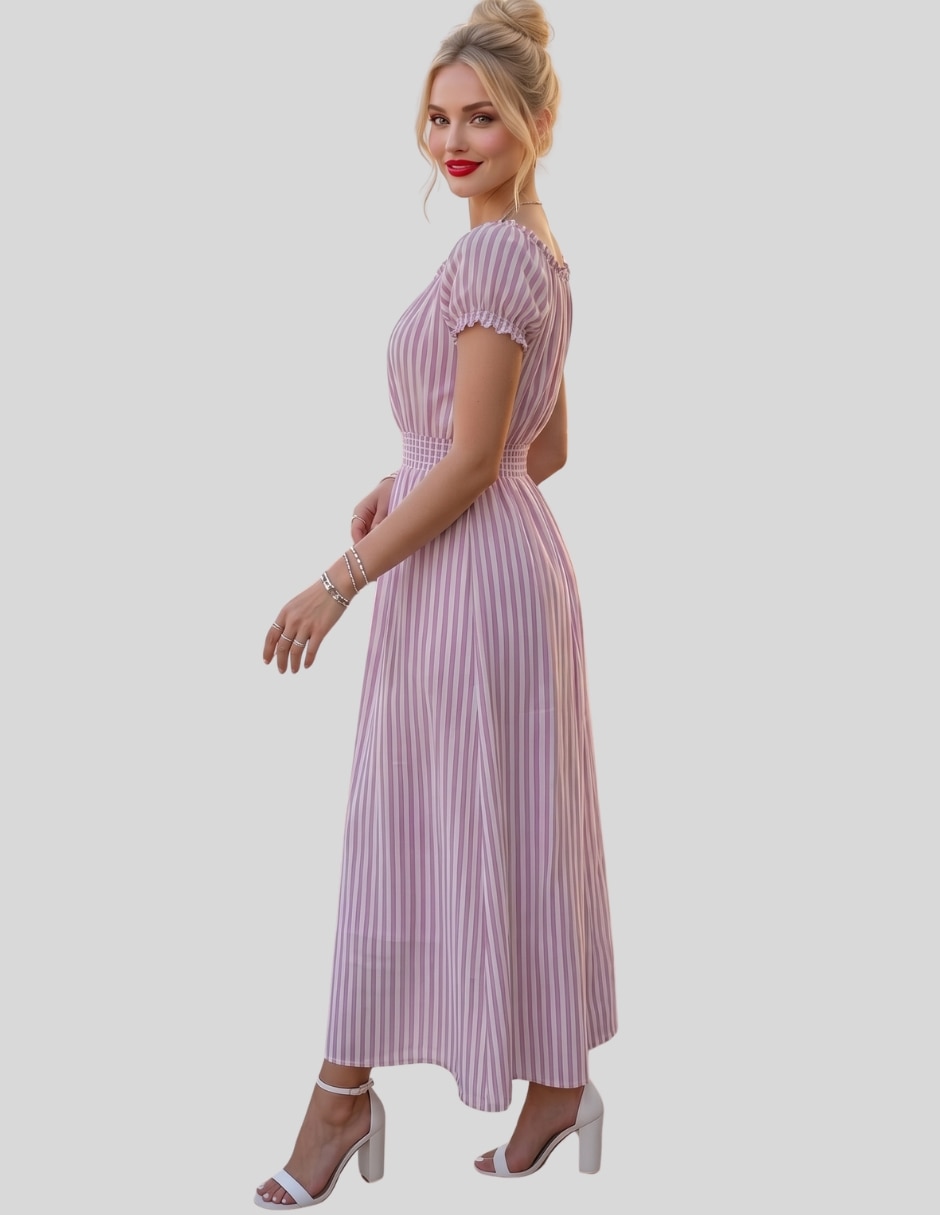 Vestido midi casual para mujer 5