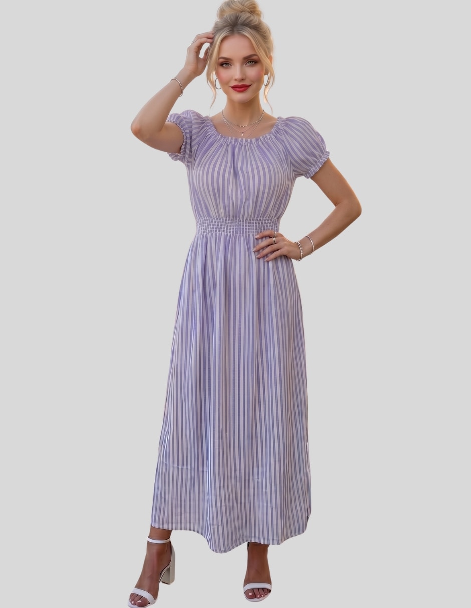 Vestido midi casual para mujer 6