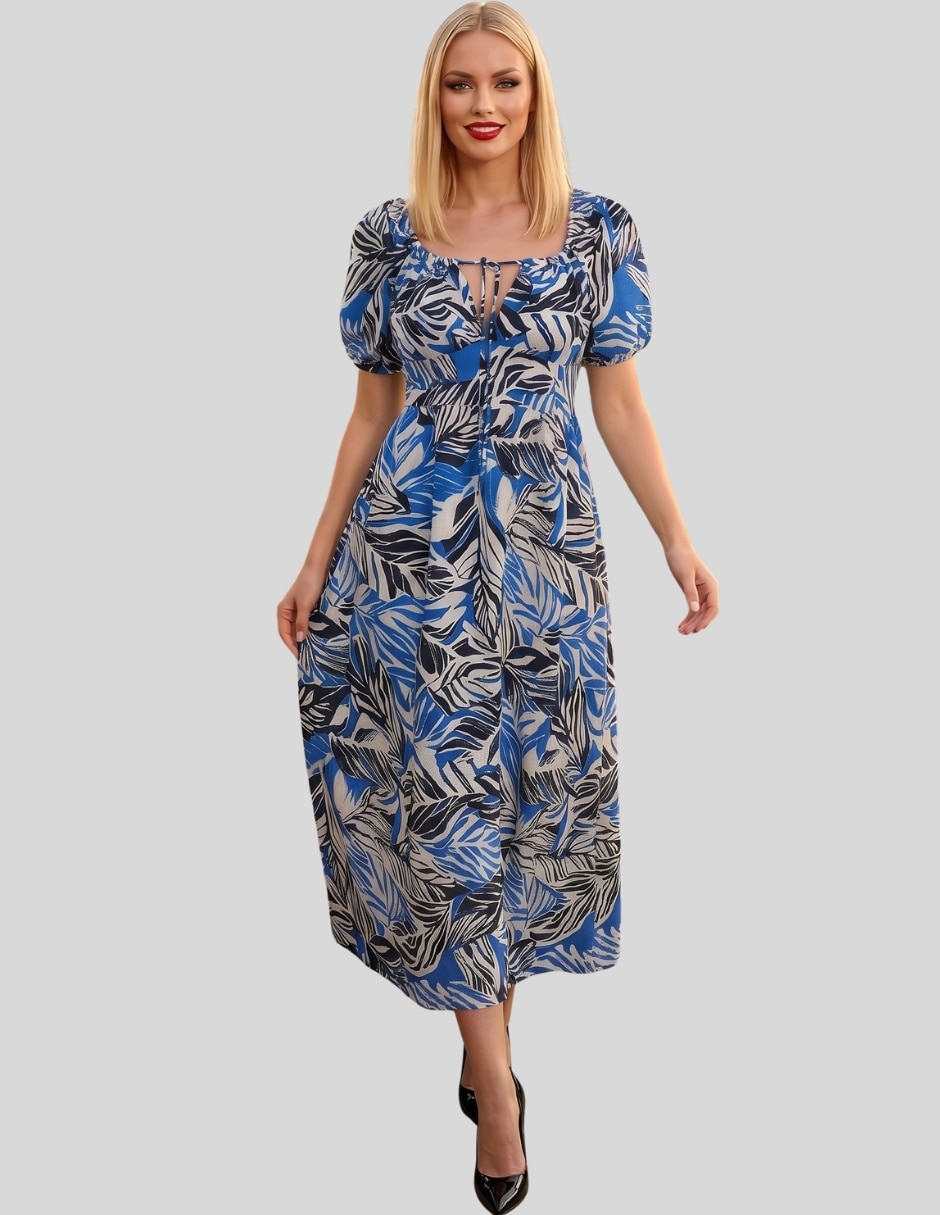 Vestido midi casual para mujer Vestido midi casual para mujer