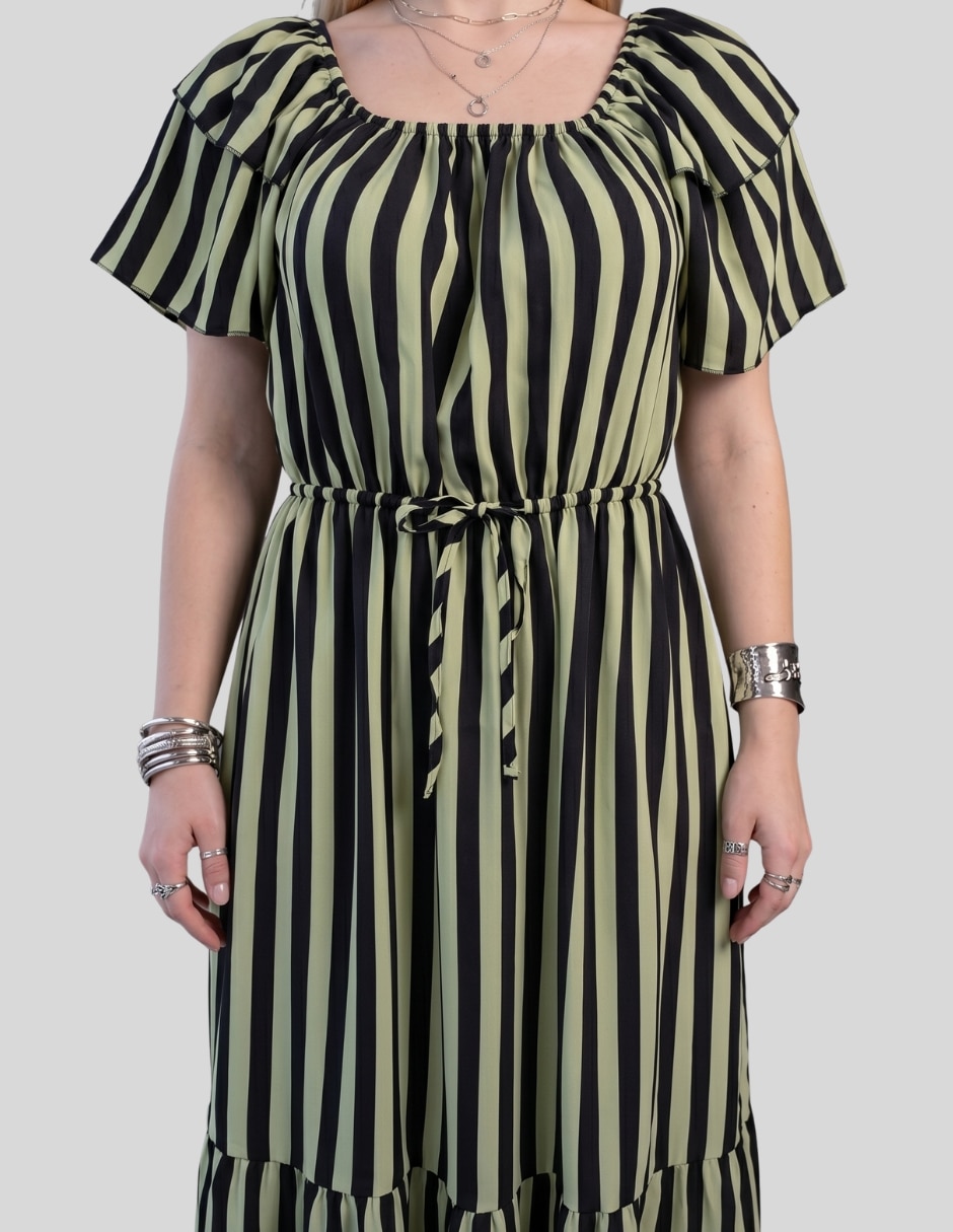 Vestido midi casual para mujer