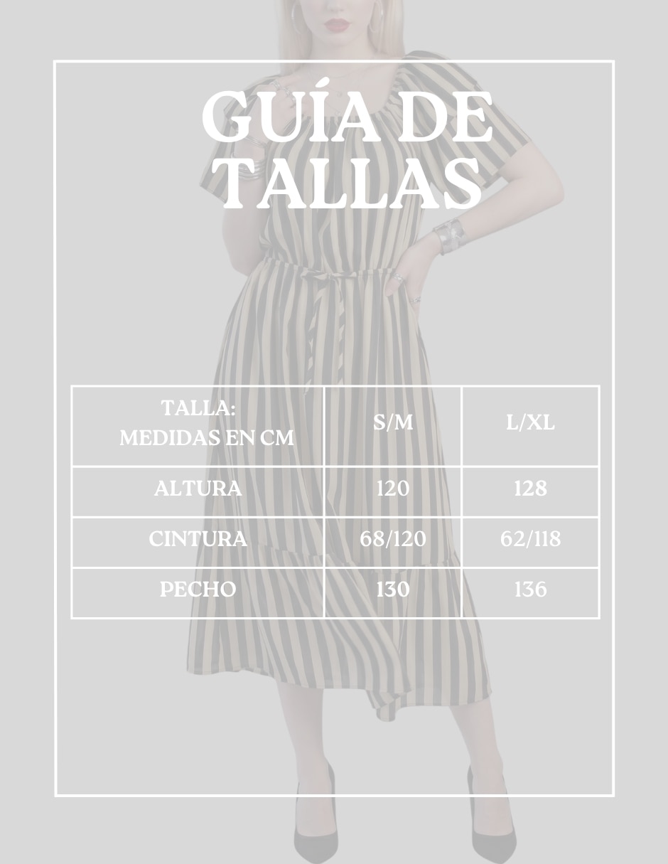 Vestido midi casual para mujer
