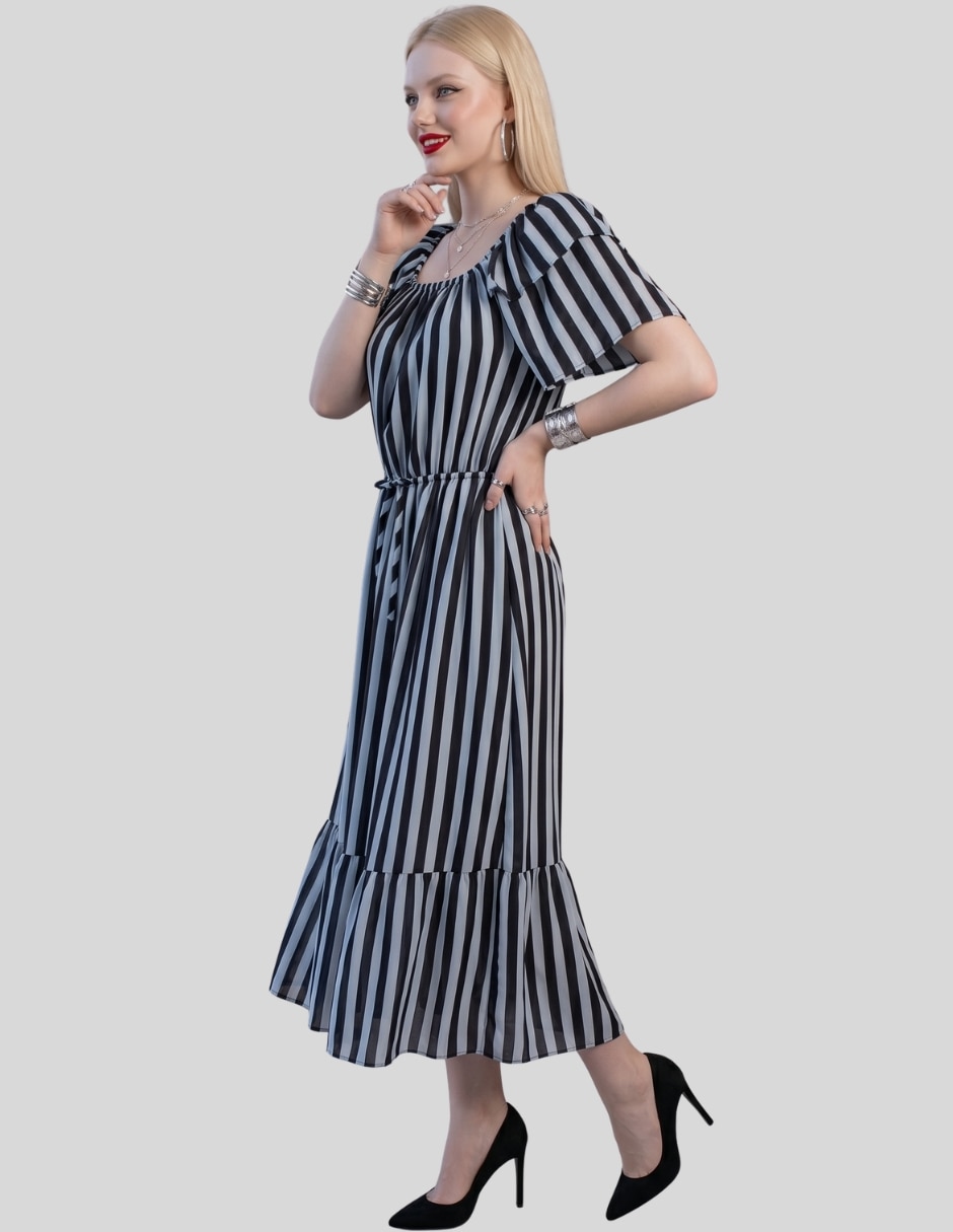 Vestido midi casual para mujer 5