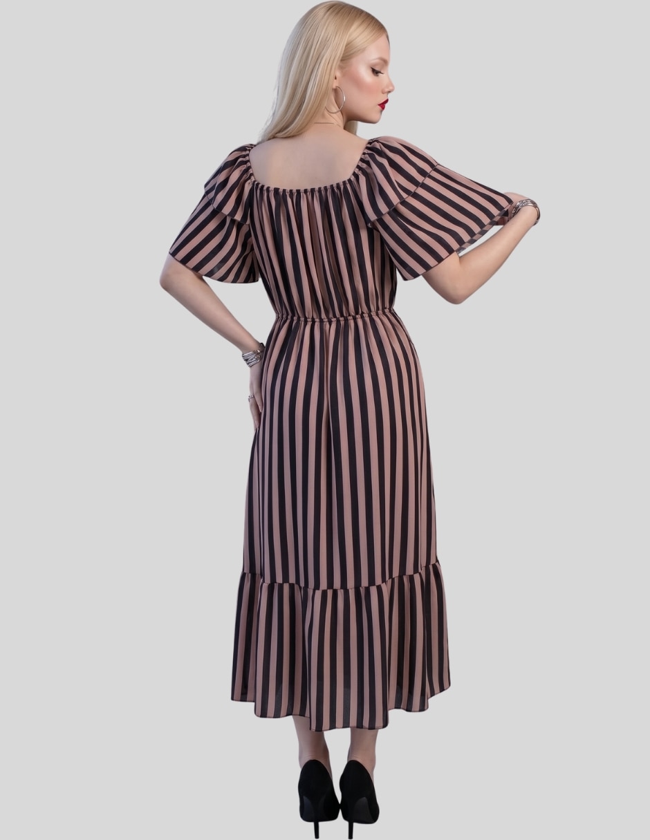Vestido midi casual para mujer 4
