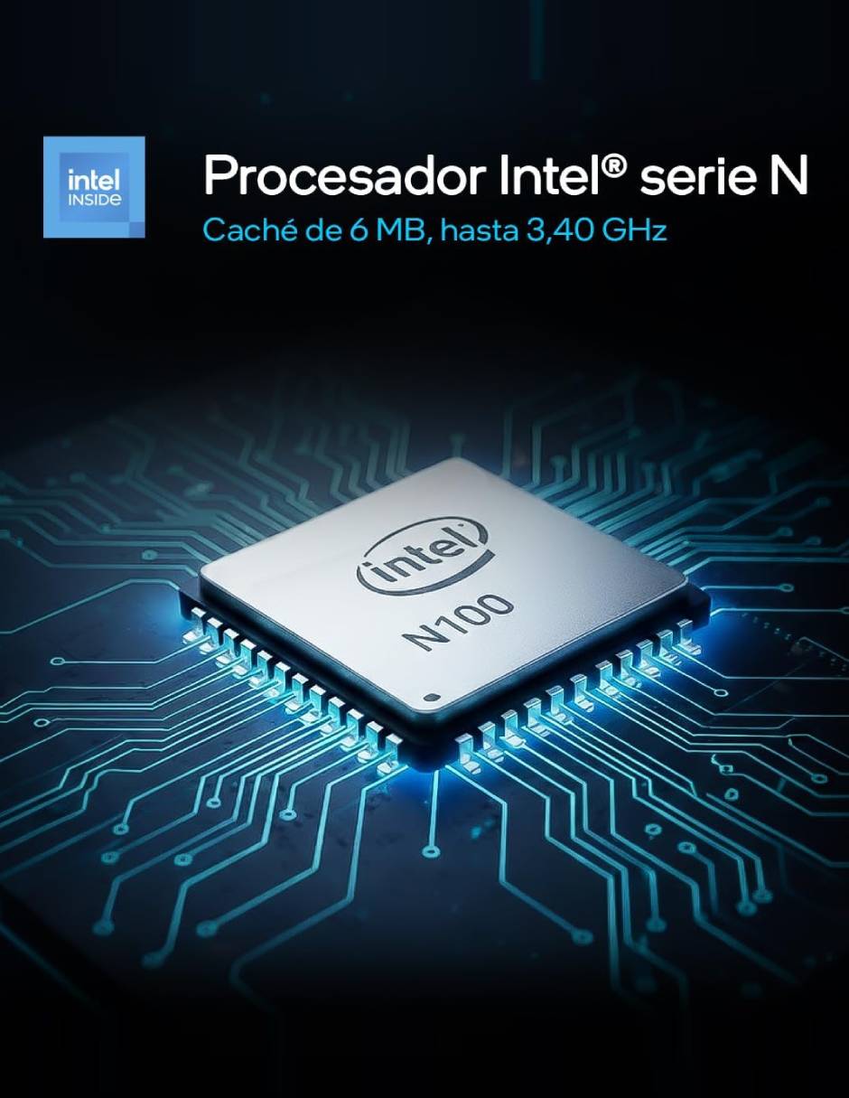 Computadora de escritorio Vitro S Gpi-Vin100A-24M Intel N100 Intel Uhd 8 GB RAM 240 GB 2