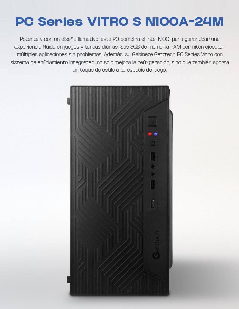 Computadora de escritorio Vitro S Gpi-Vin100A-24M Intel N100 Intel Uhd 8 GB RAM 240 GB 6