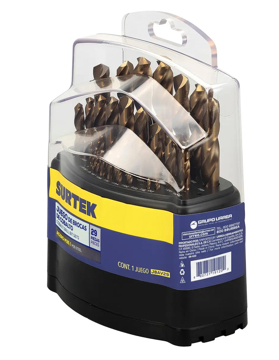 Juego brocas multimateriales con 29 piezas 2