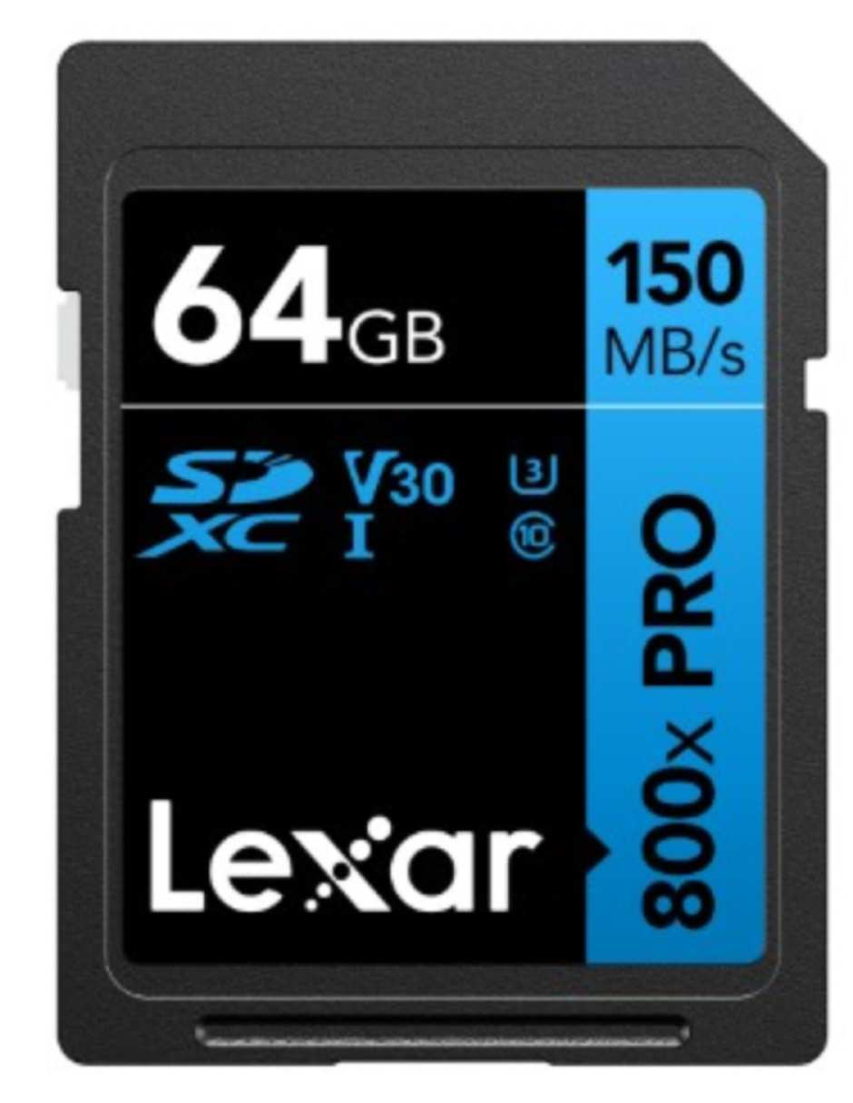 Imagen de producto Memoria SD capacidad 64 gb
