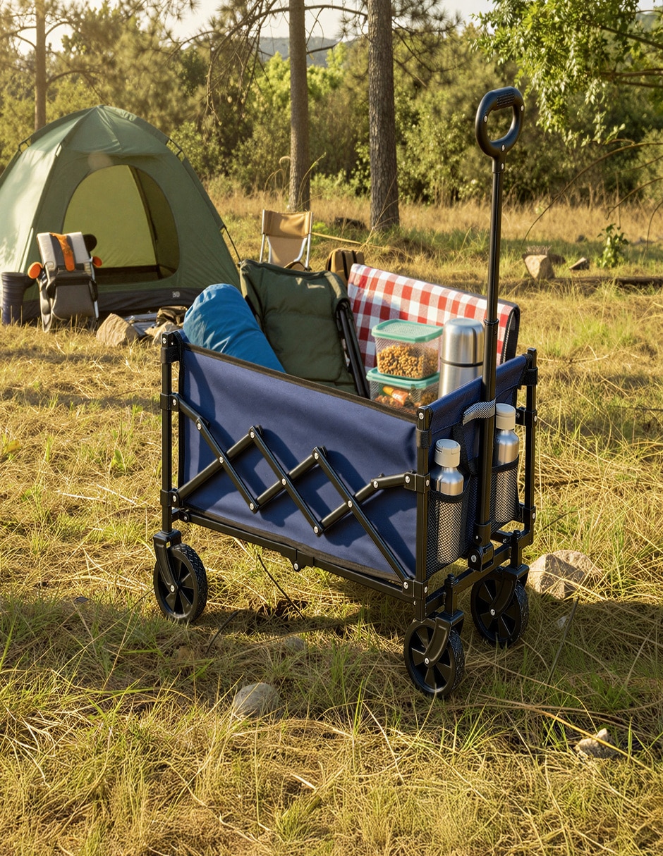 Carrito vagón plegable con capacidad de 180 kg 4