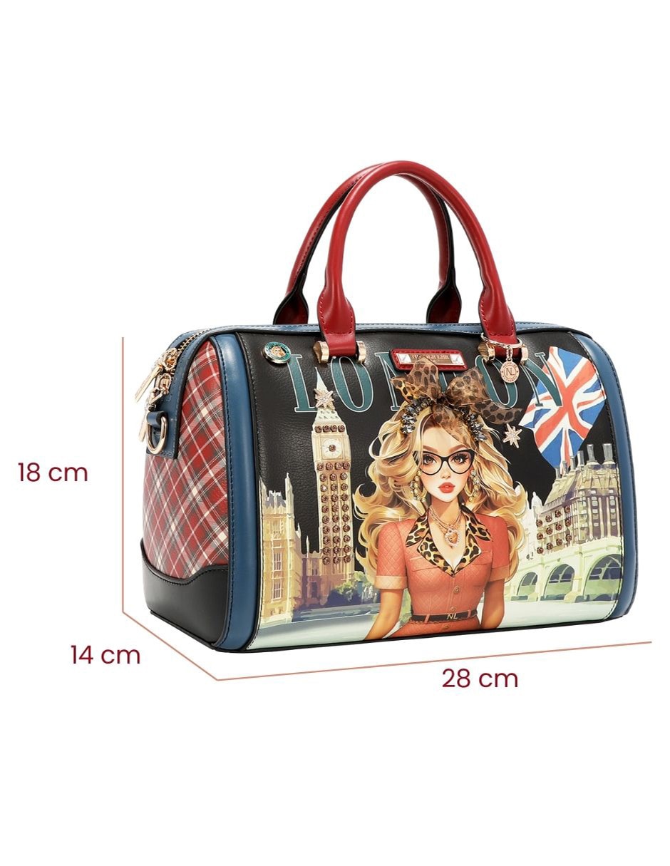 Bolsa satchel London Eye para mujer 5