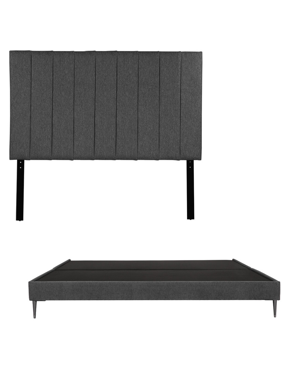 Cama de madera y tela 1