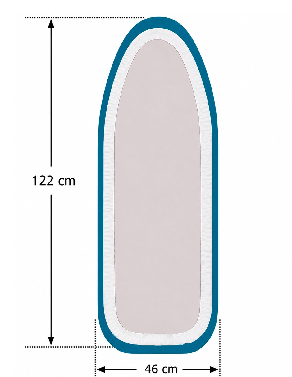 Cubierta para burro de planchar funda wide de algodón 3