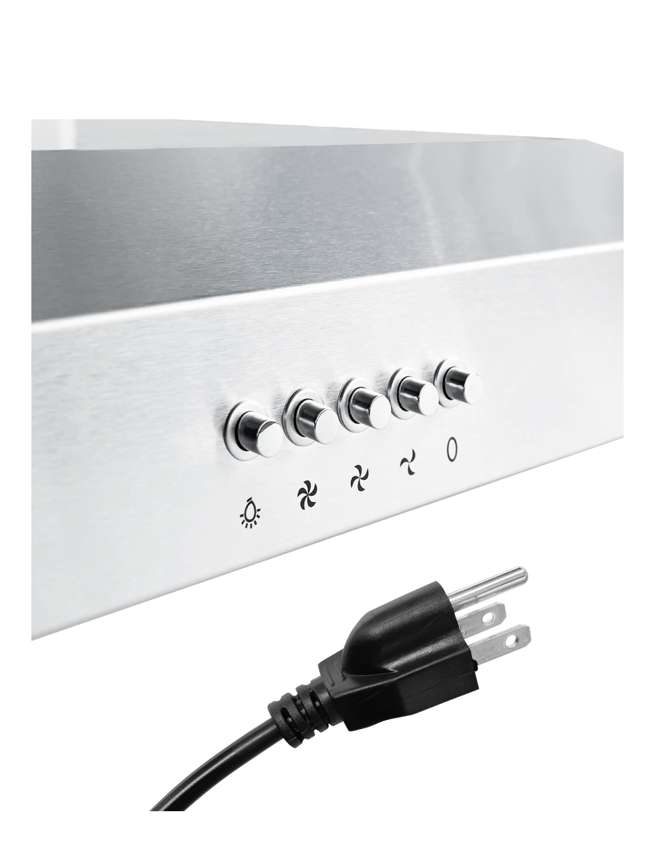 Campana de pared lucdchm13g425 de acero inoxidable 6