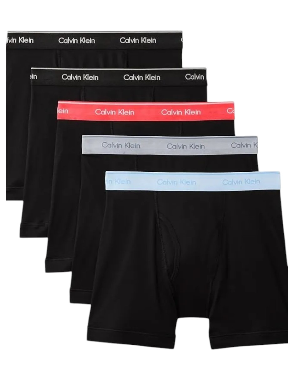 Bóxer brief de algodón para hombre 5 piezas 2