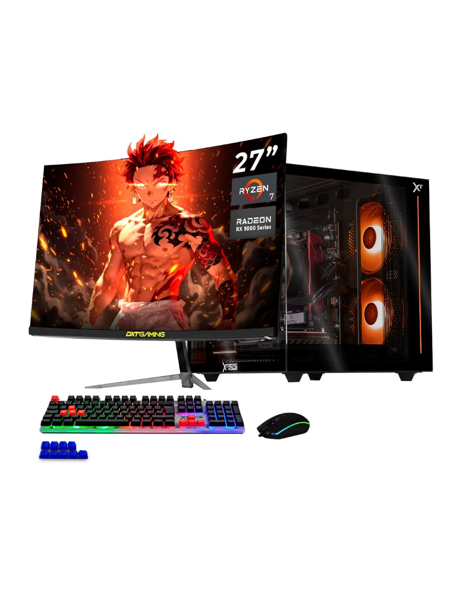 27 pulgadas Full HD AMD Ryzen 7 AMD Radeon RX 9060 XT 16 GB RAM No aplica 1 TB