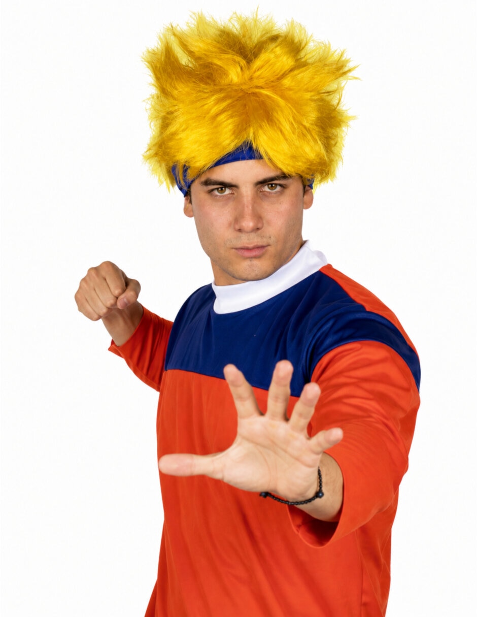 Peluca para disfraz de personaje de anime pelucas 4