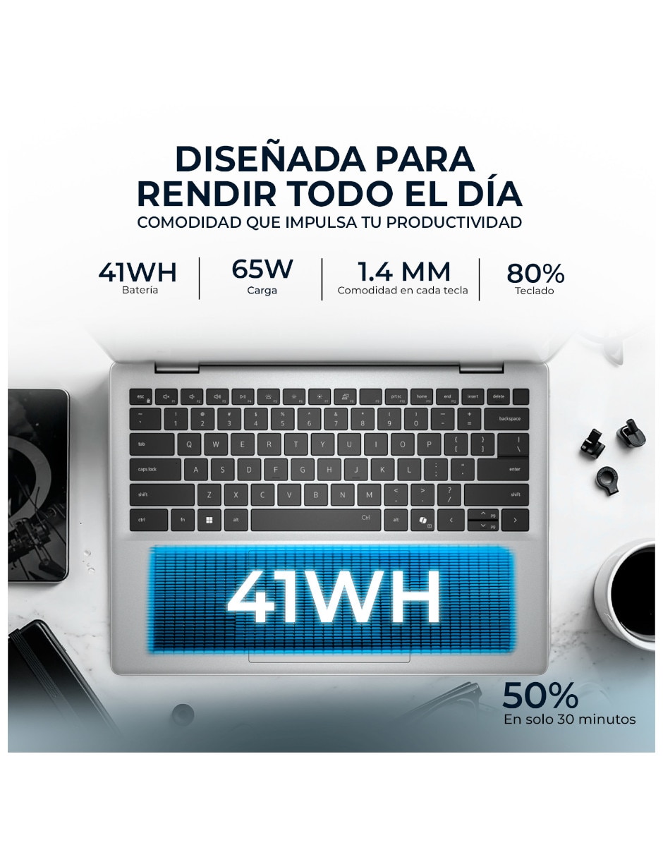 Laptop YX33D 14 pulgadas Full HD+ AMD Ryzen 5 Integradas 8 GB RAM 512 GB 3