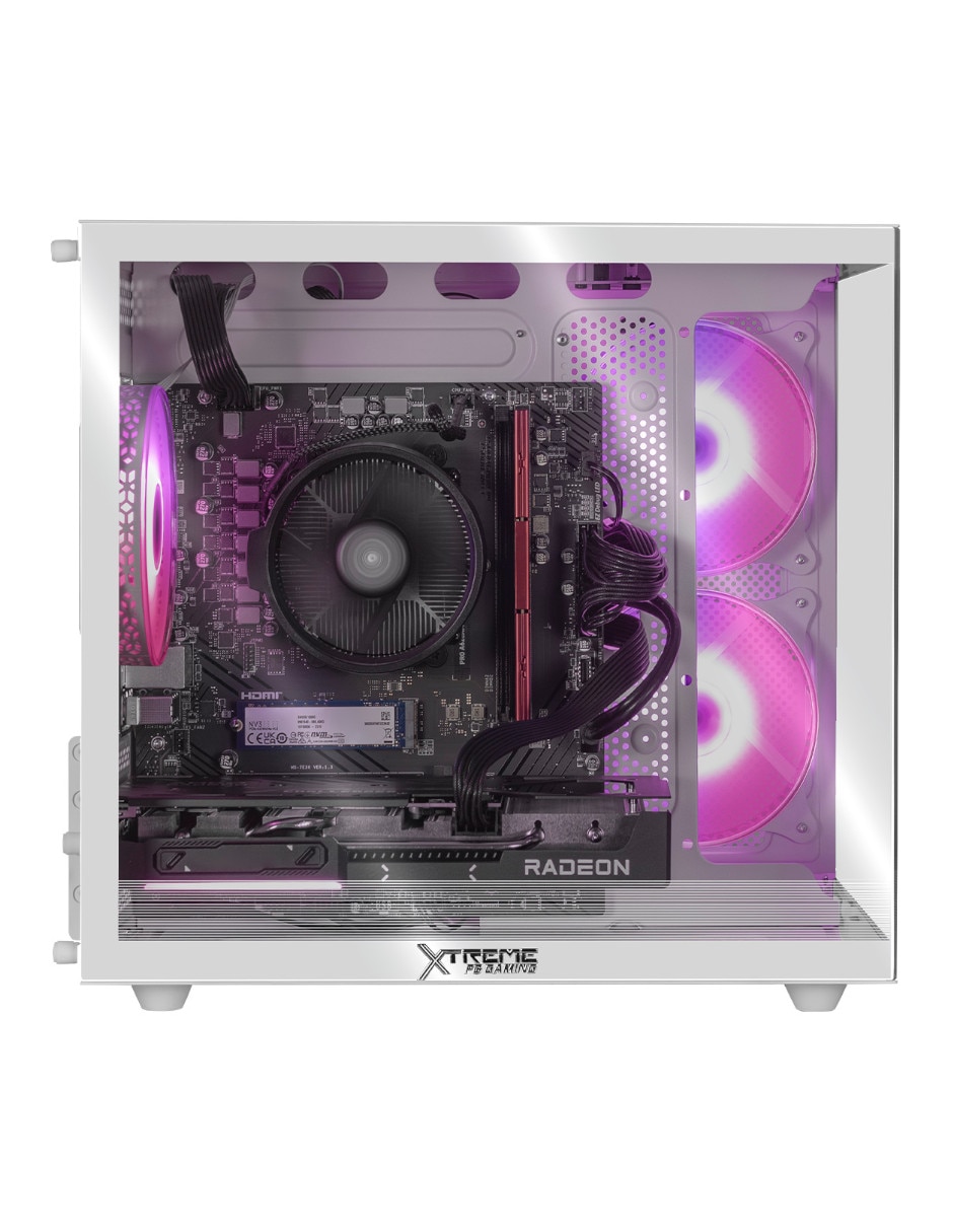 Computadora gamer xtreme pc gaming 27 pulgadas full hd amd ryzen 7 amd radeon rx 9060 xt 16 gb ram 1 tb