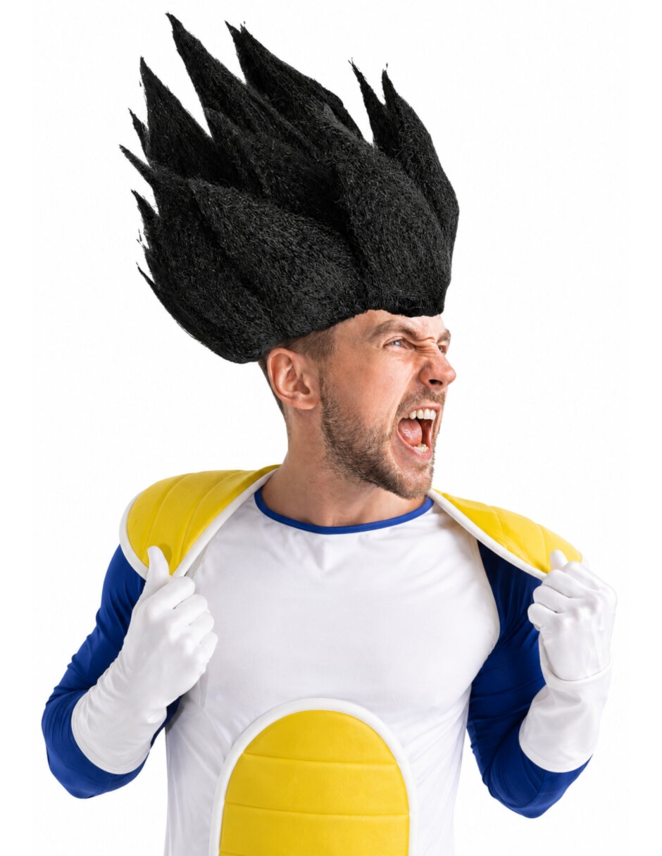 Peluca para disfraz villano de anime pelucas 2