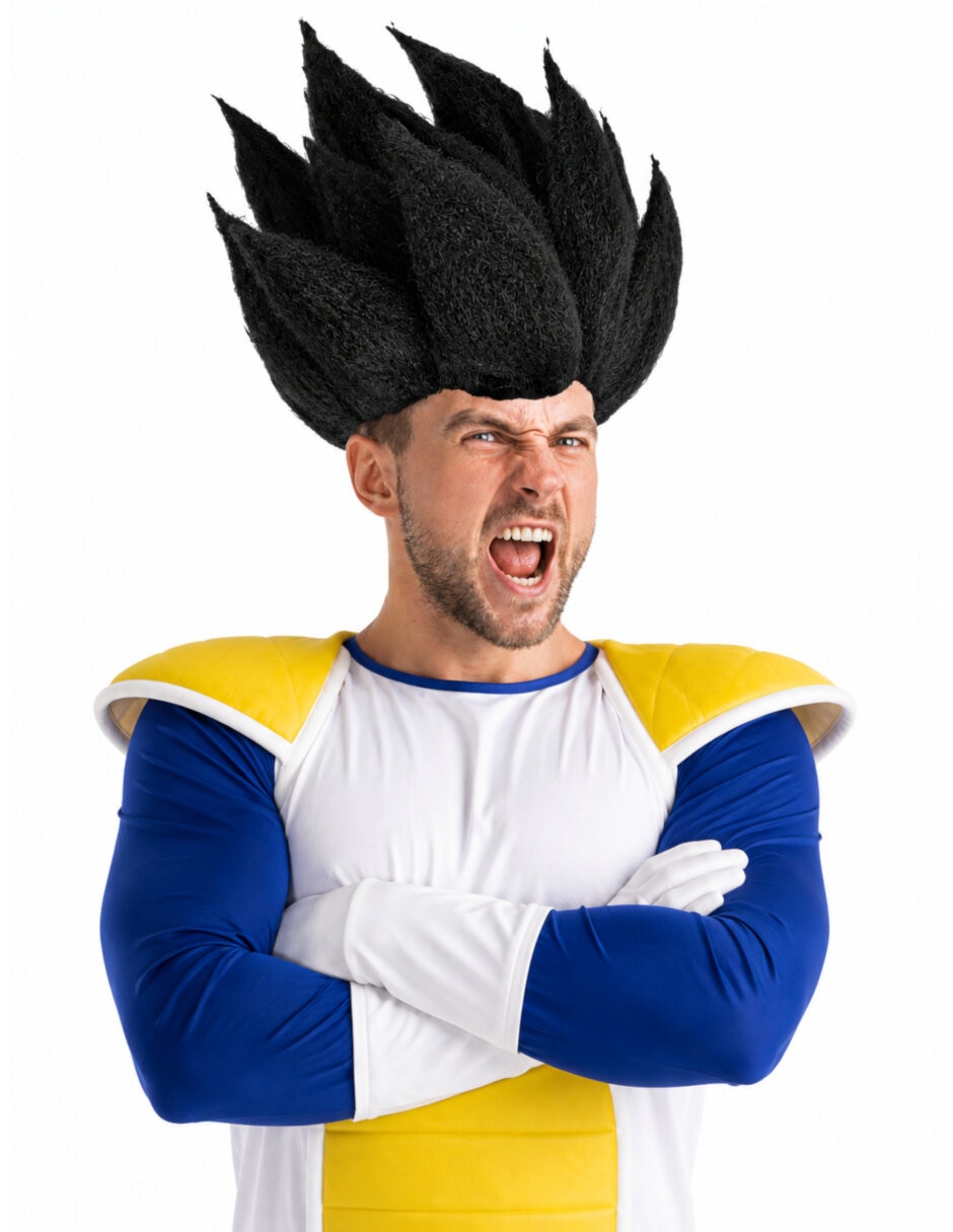Peluca para disfraz villano de anime pelucas 6