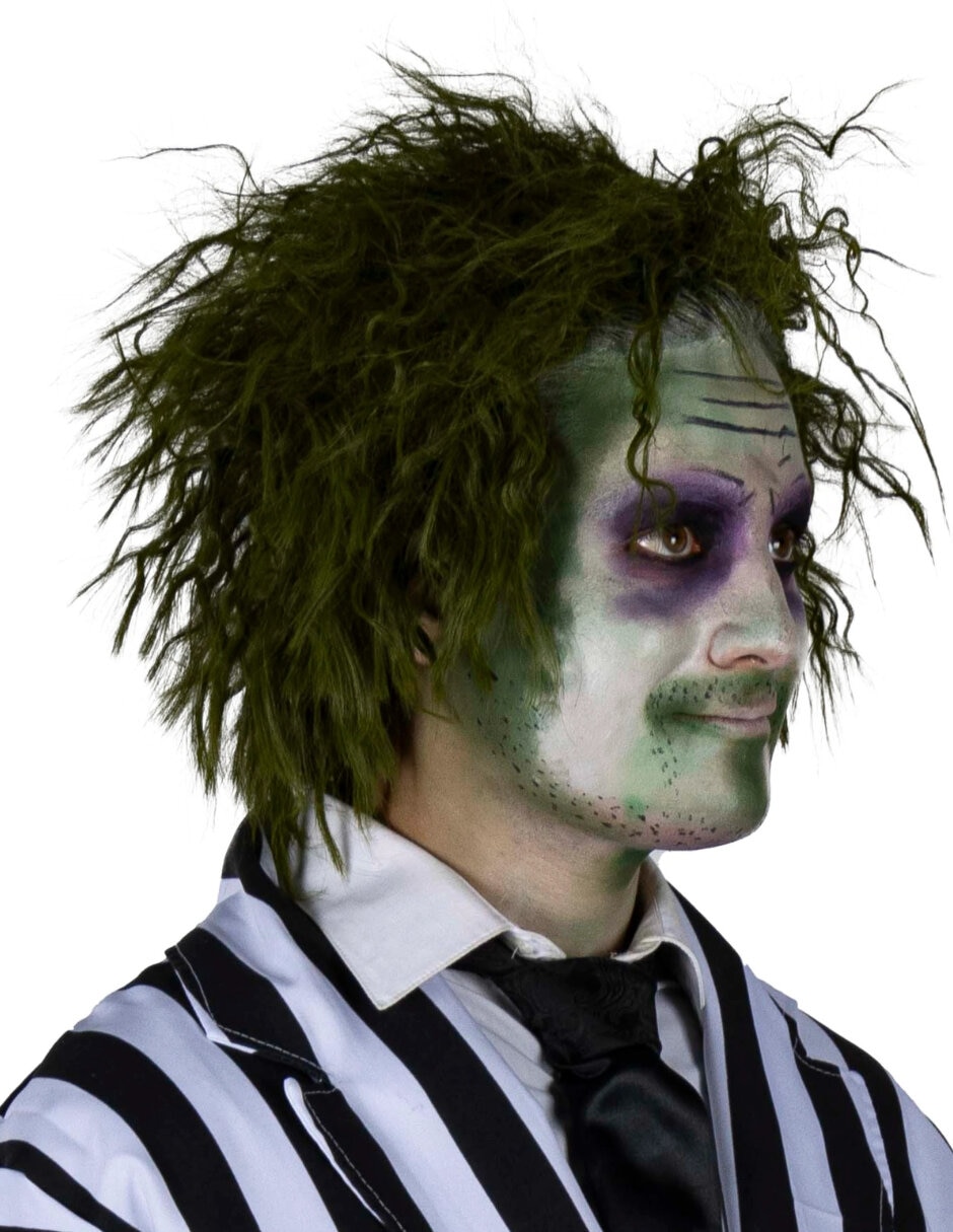 Peluca para disfraz de beetlejuice pelucas
