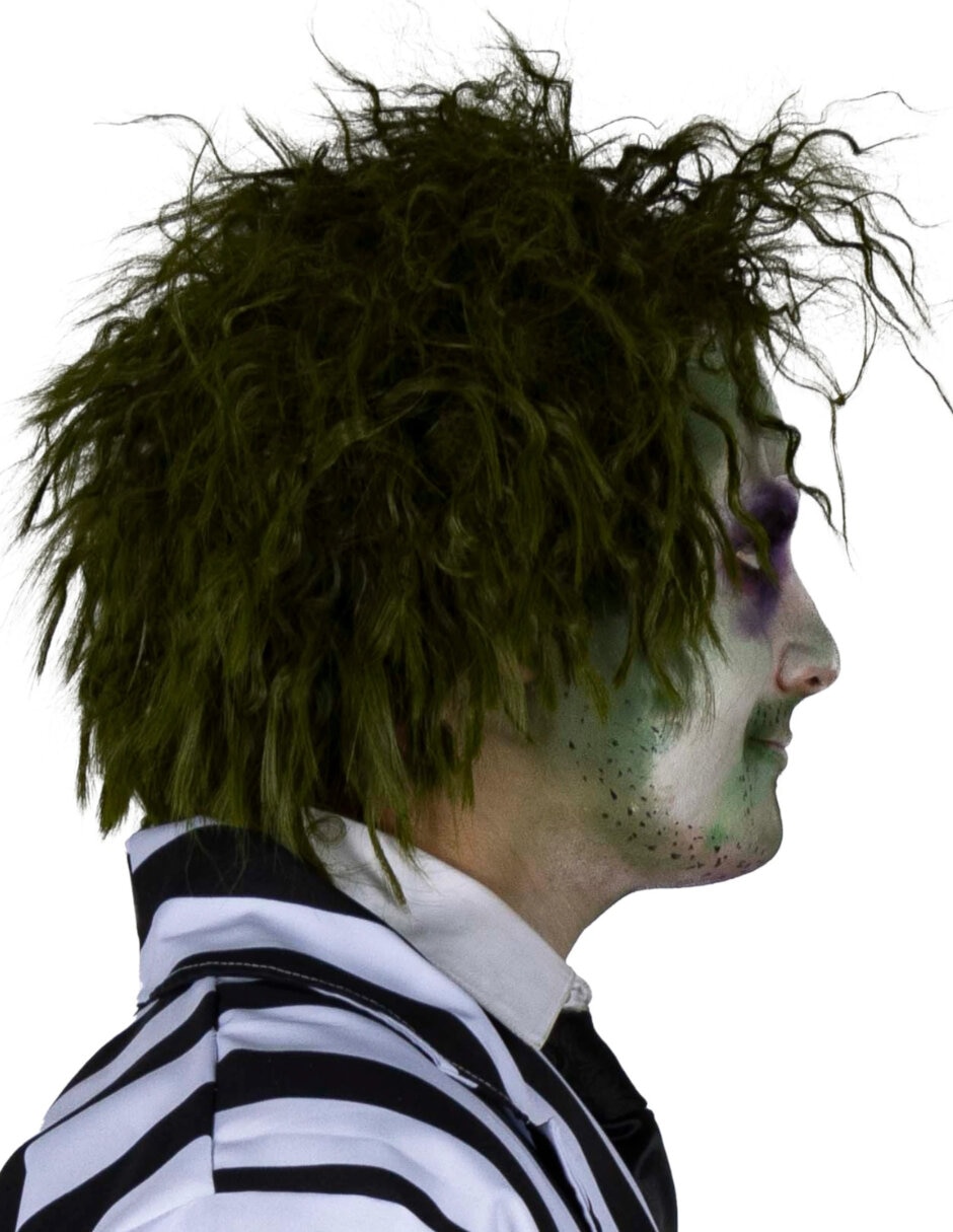 Peluca para disfraz de beetlejuice pelucas