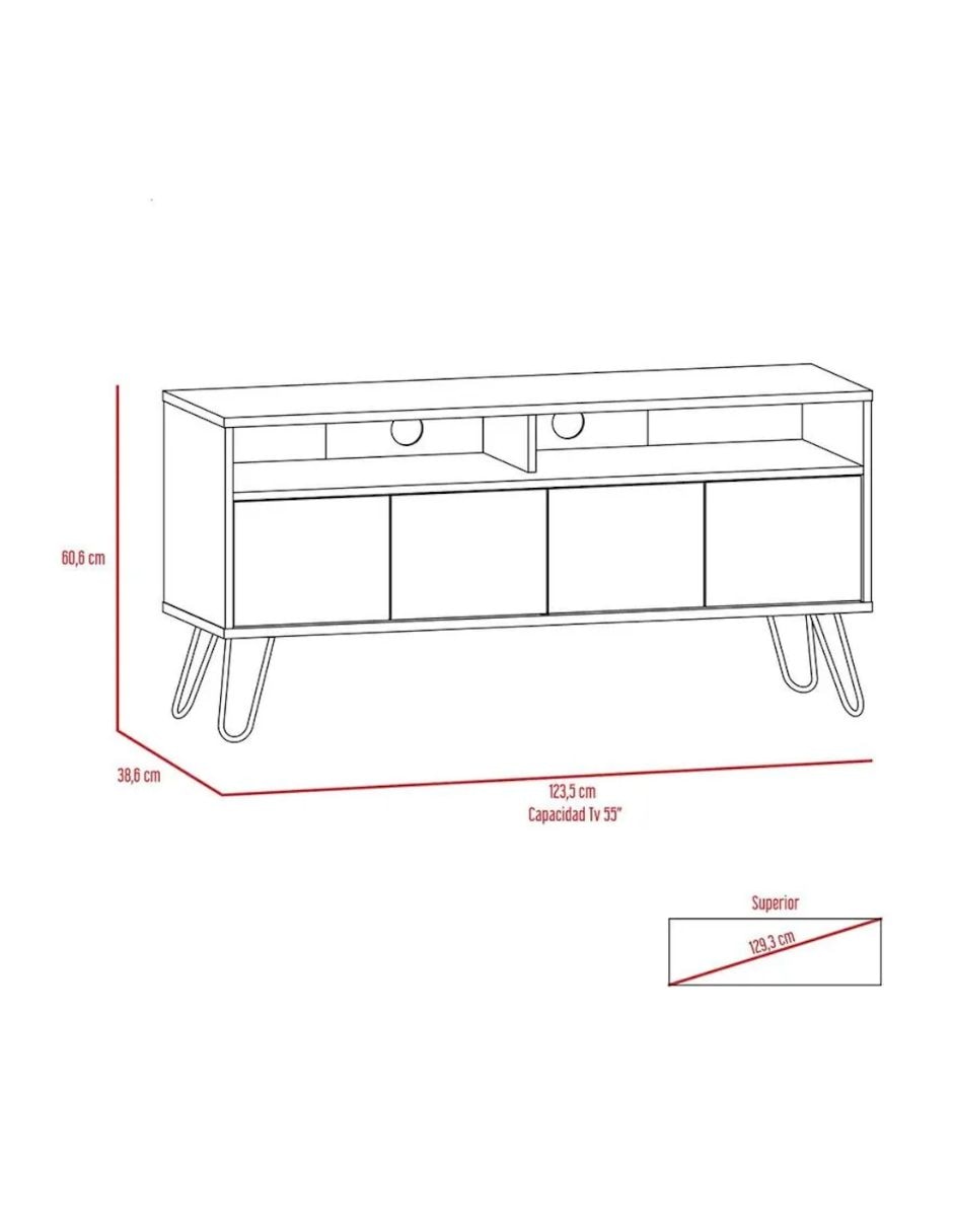 Mueble de TV armable 6