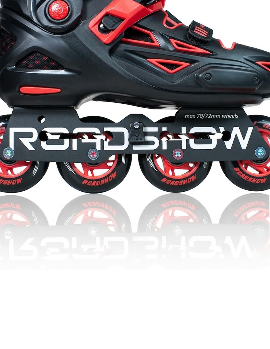 Patines en línea freeskate urban ajustable unisex 2