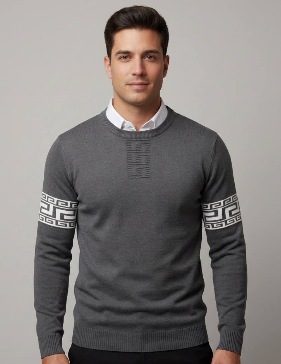 Suéter cuello redondo para hombre Suéter cuello redondo para hombre