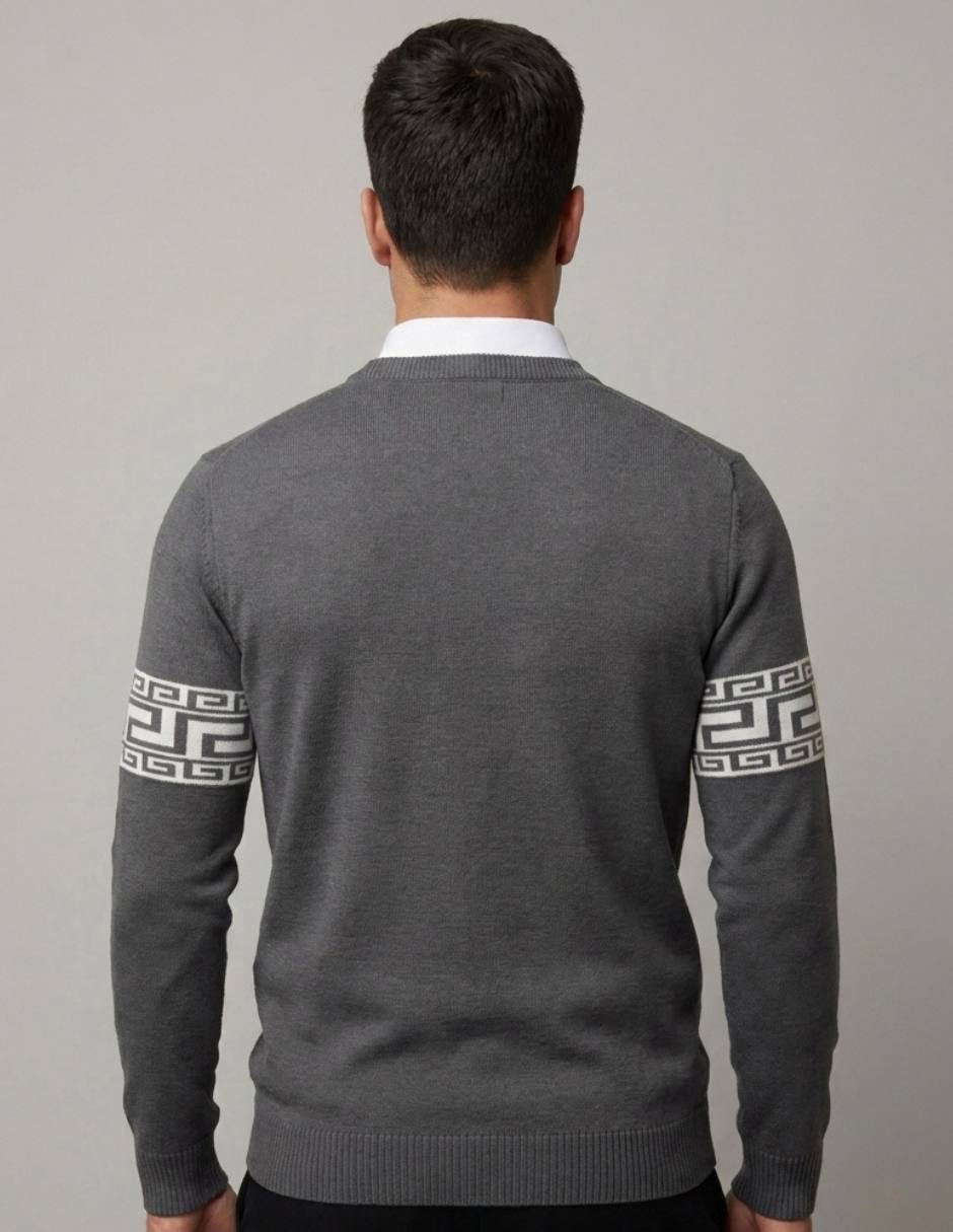 Suéter cuello redondo para hombre 2