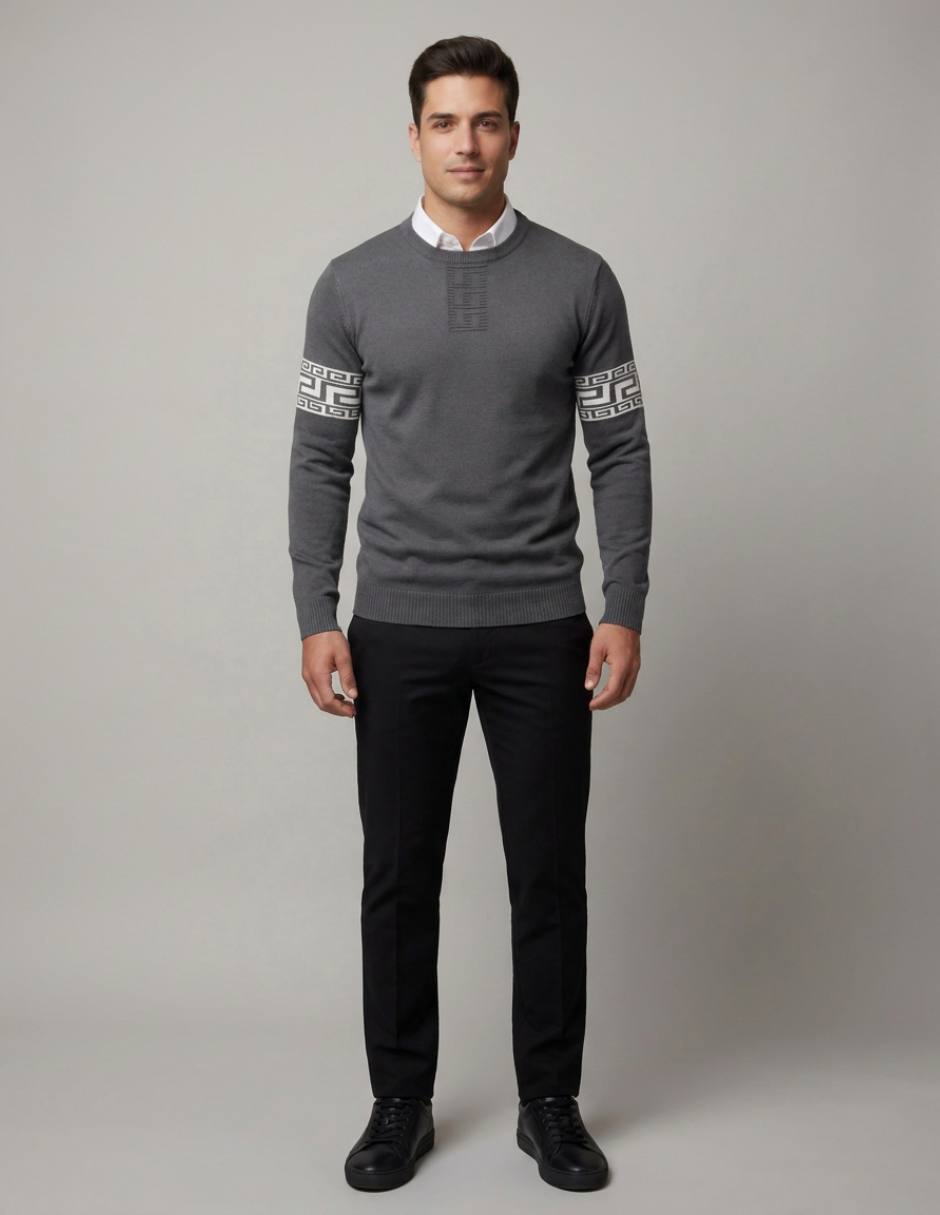 Suéter cuello redondo para hombre 3