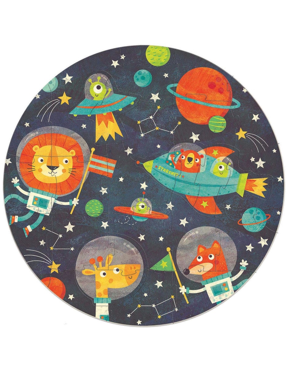 Rompecabezas el espacio el espacio circular educa 28 piezas