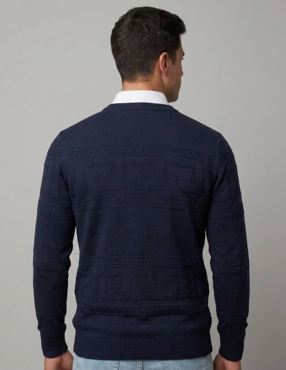Suéter cuello redondo para hombre 4