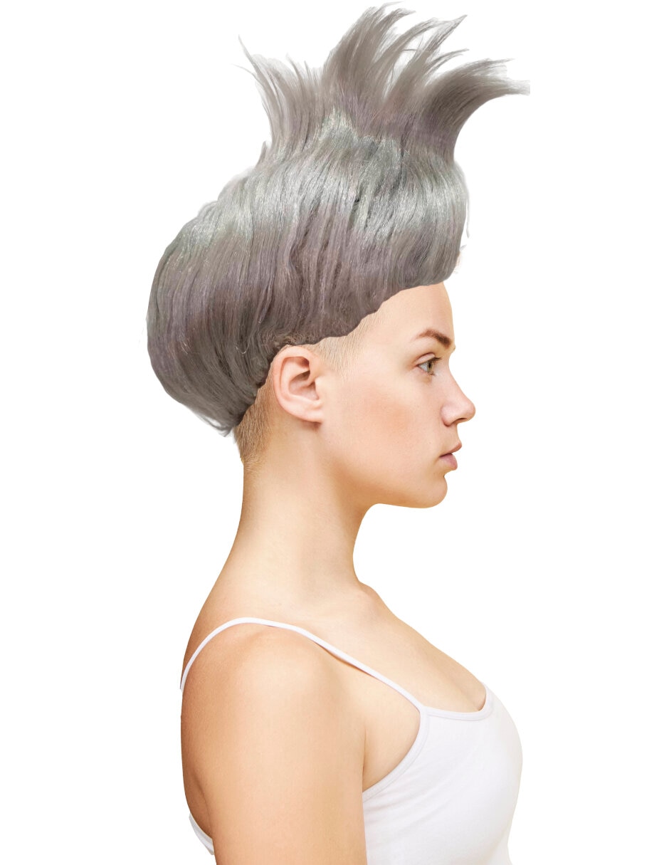 Peluca para disfraz de bruja del mar pelucas deluxe 2