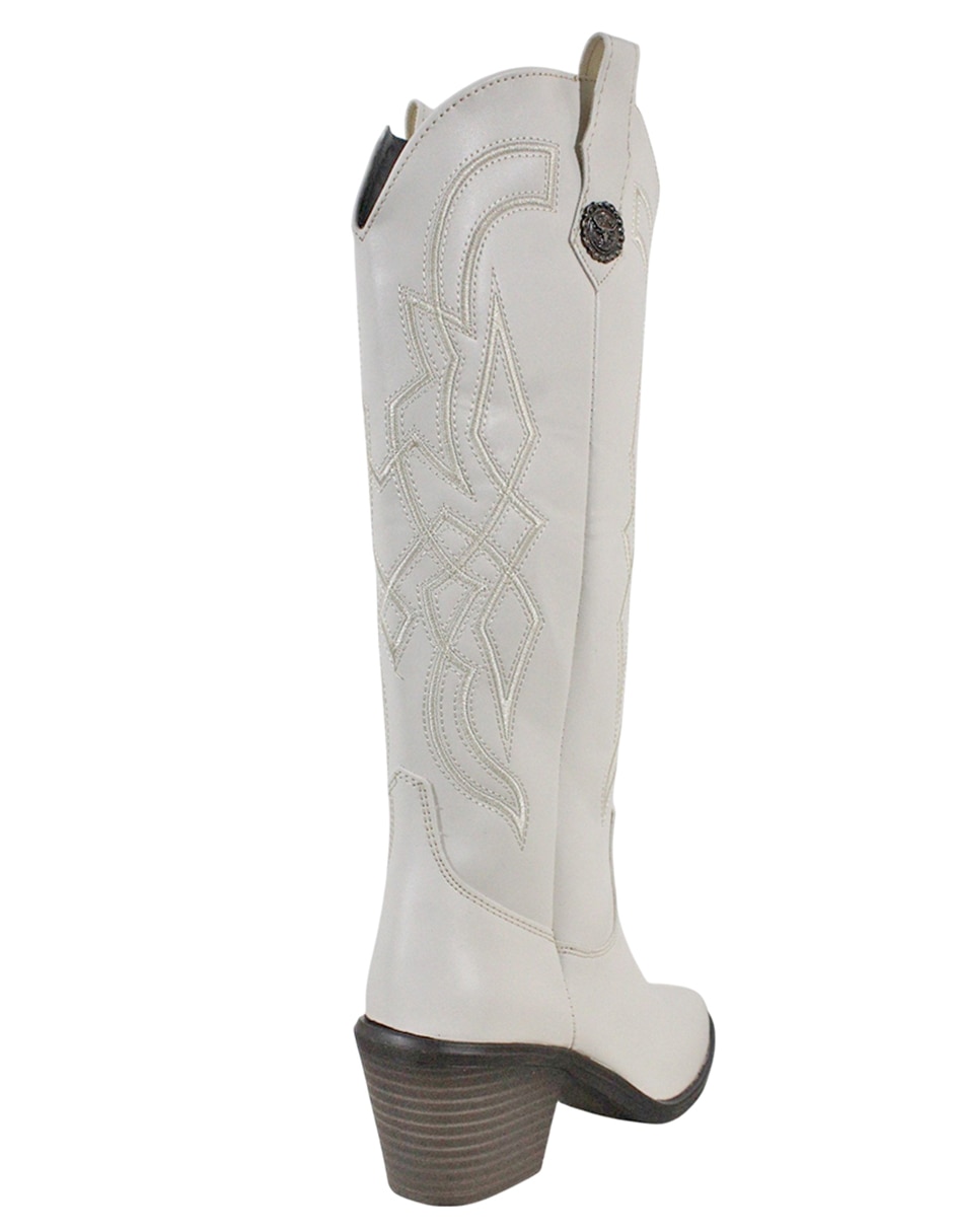 Bota cowboy rodilla western para mujer 3