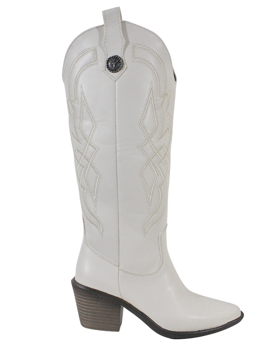 Bota cowboy rodilla western para mujer 6