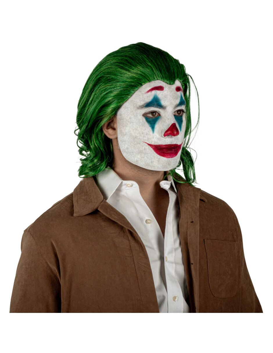 Peluca para disfraz de payaso villano pelucas deluxe 6