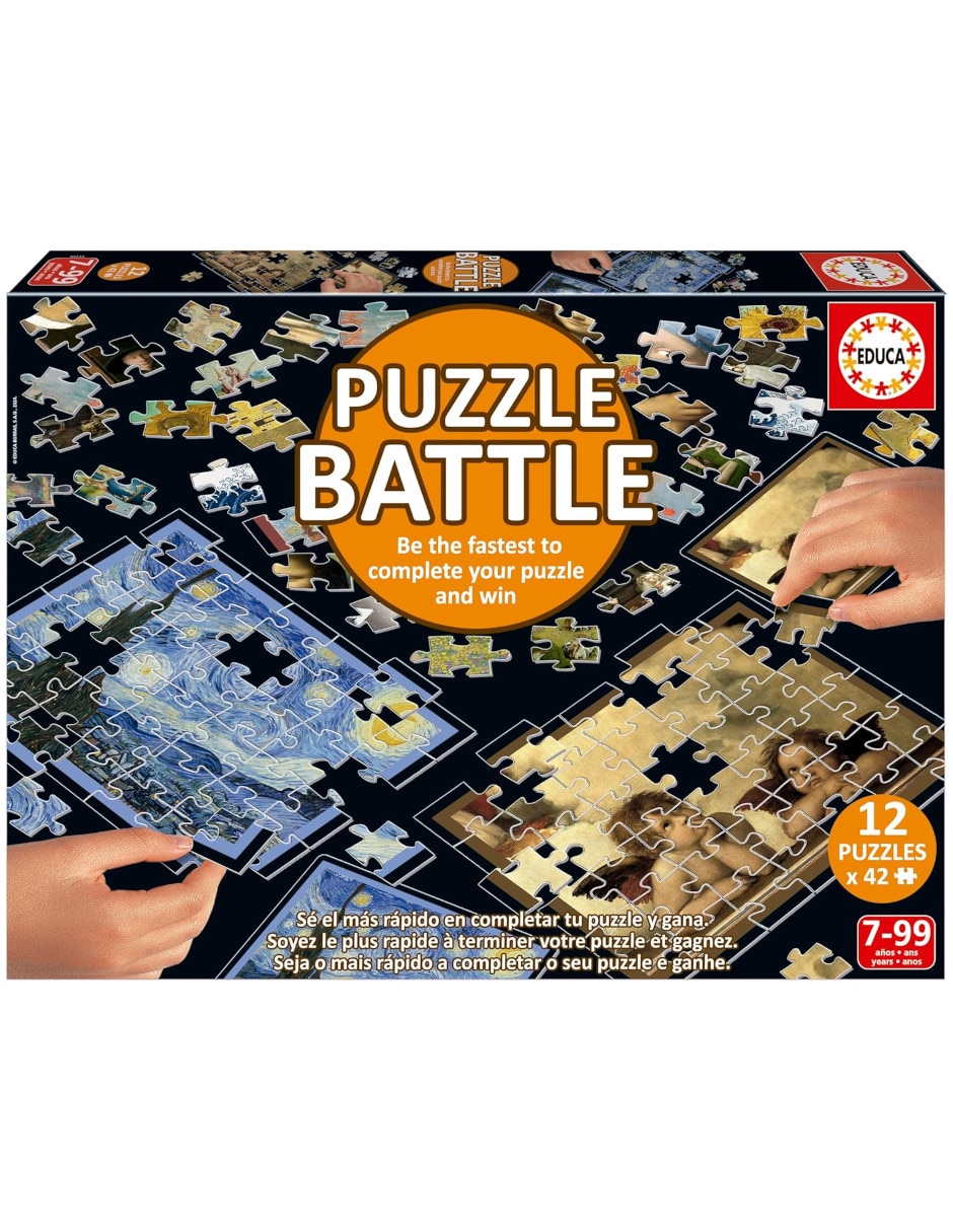 Rompecabezas obras de arte puzzle battle art educa 504 piezas