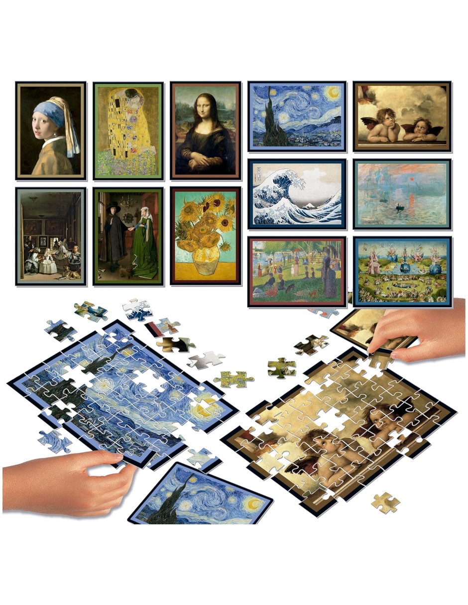 Rompecabezas obras de arte puzzle battle art educa 504 piezas