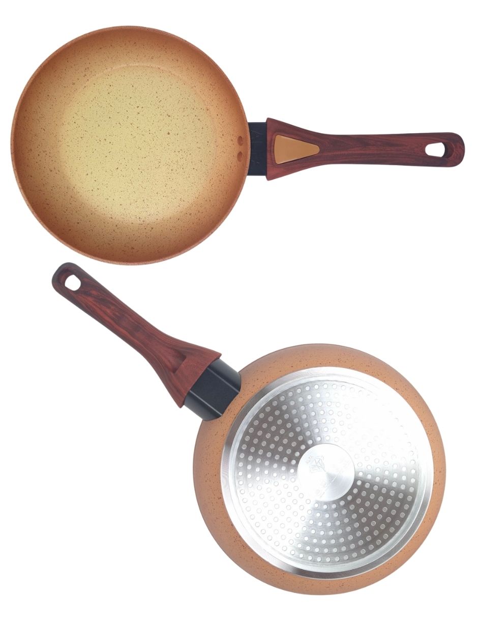 Batería de cocina caroline de aluminio forjado antiadherente cerámica set de 8 piezas 3