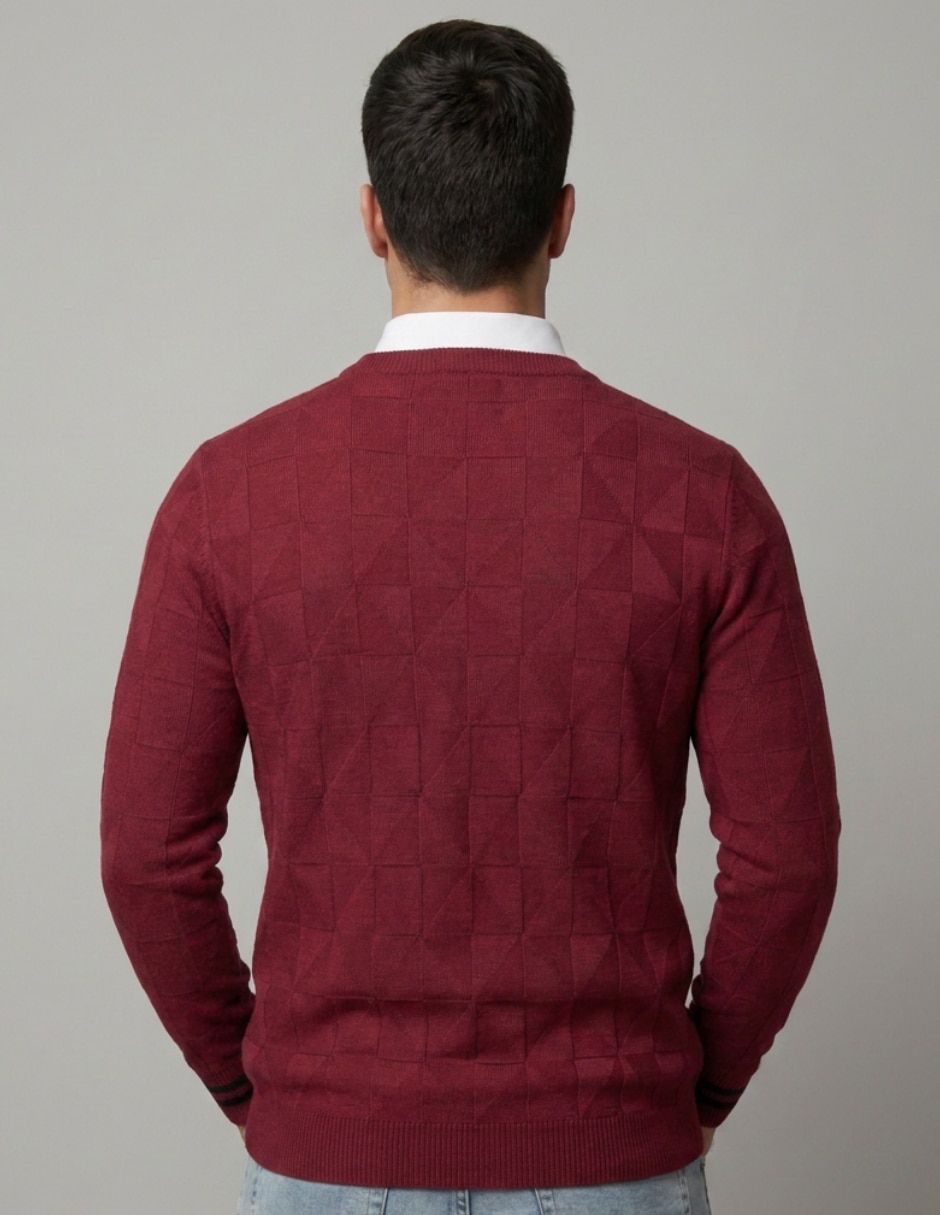 Suéter cuello redondo para hombre 2