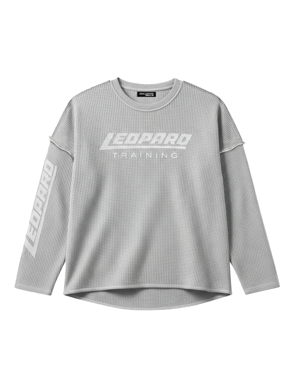 Playera thermal waffle cuello redondo para hombre Playera thermal waffle cuello redondo para hombre