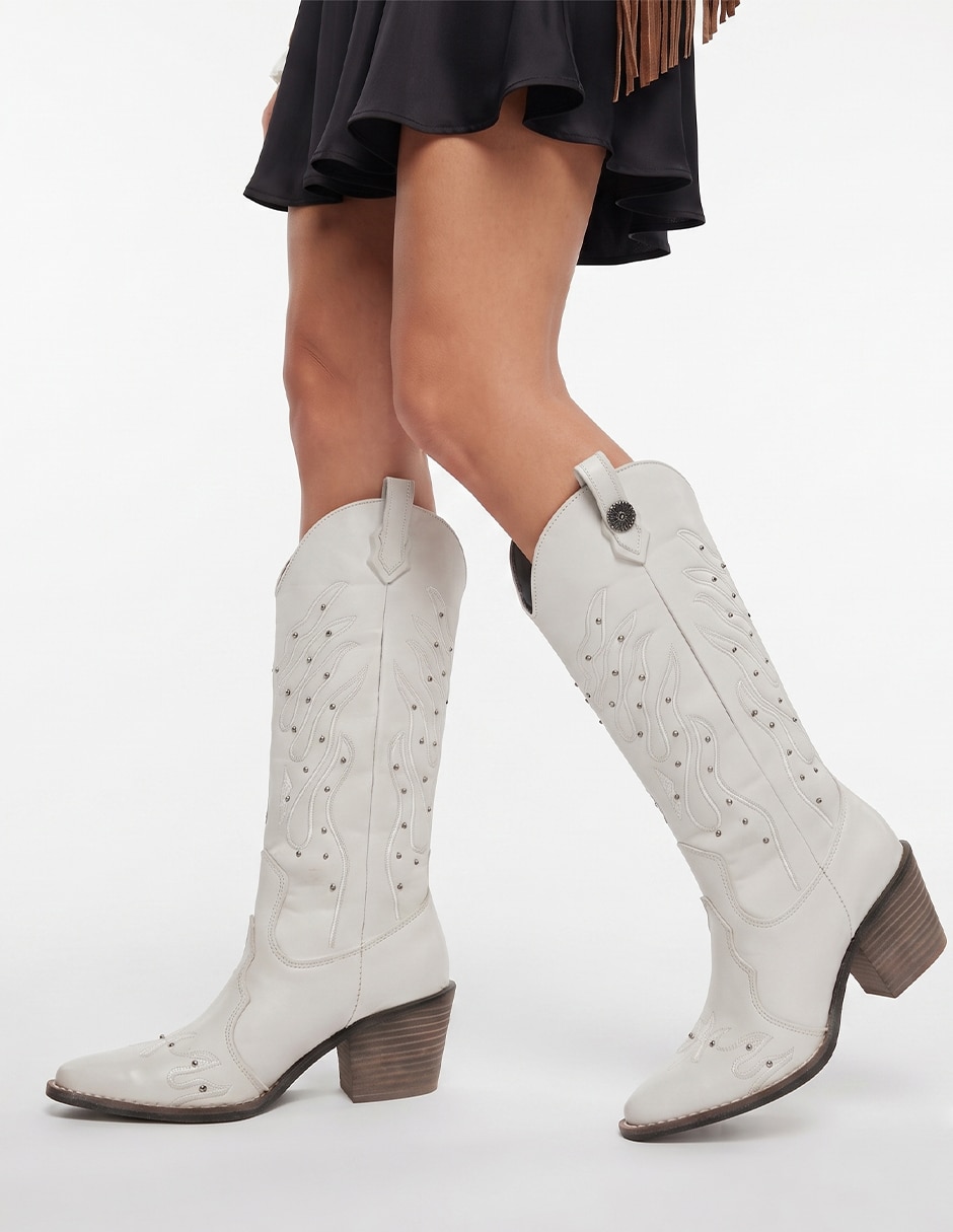 Bota abajo de la rodilla para mujer 10