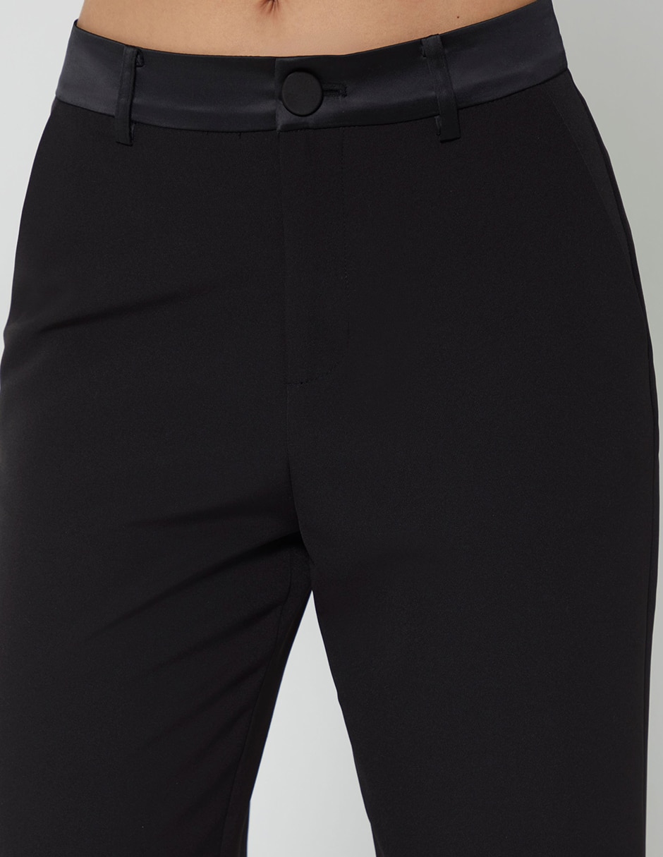 Pantalón de vestir recto para mujer 3
